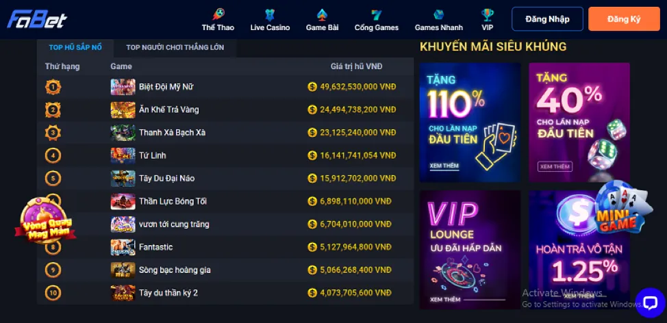 Tổng quan các loại hình khuyến mãi kwin68 chính thức